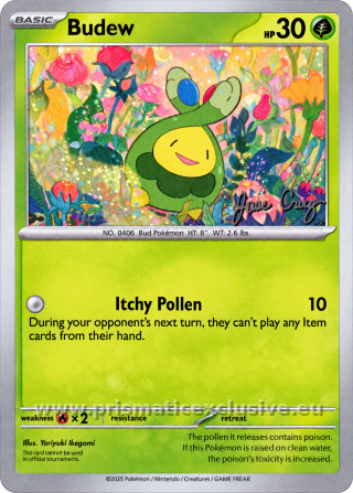 Budew 2025 World Championships Deck Non-Holo front card