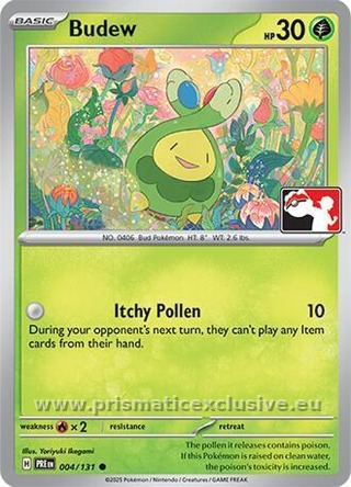 Budew Prize Pack Non-Holo card