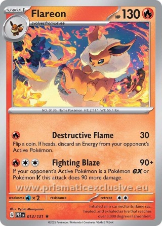 Flareon standard card