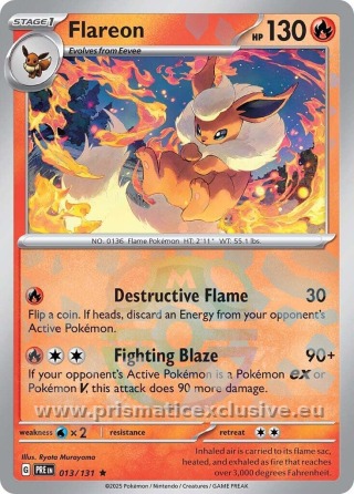 Flareon Master Ball card
