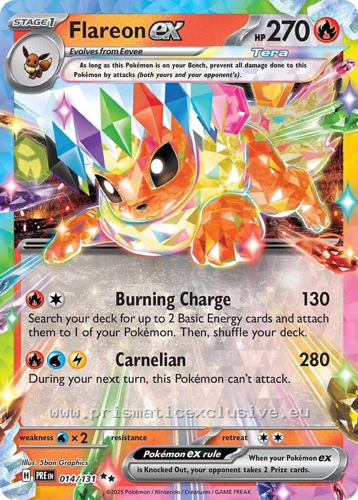 Flareon EX - Base Set Card