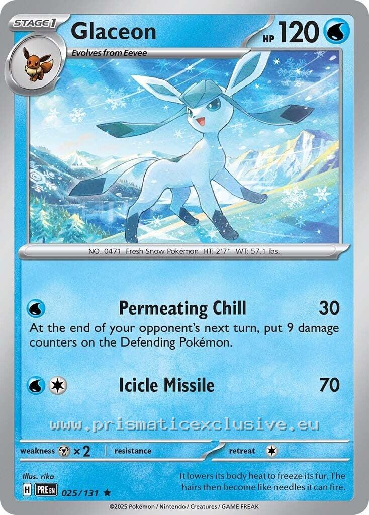 Glaceon - Base Set Card