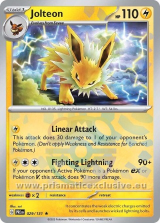 Jolteon Master Ball card
