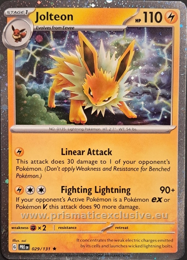 Jolteon Costco Cosmos Holo card