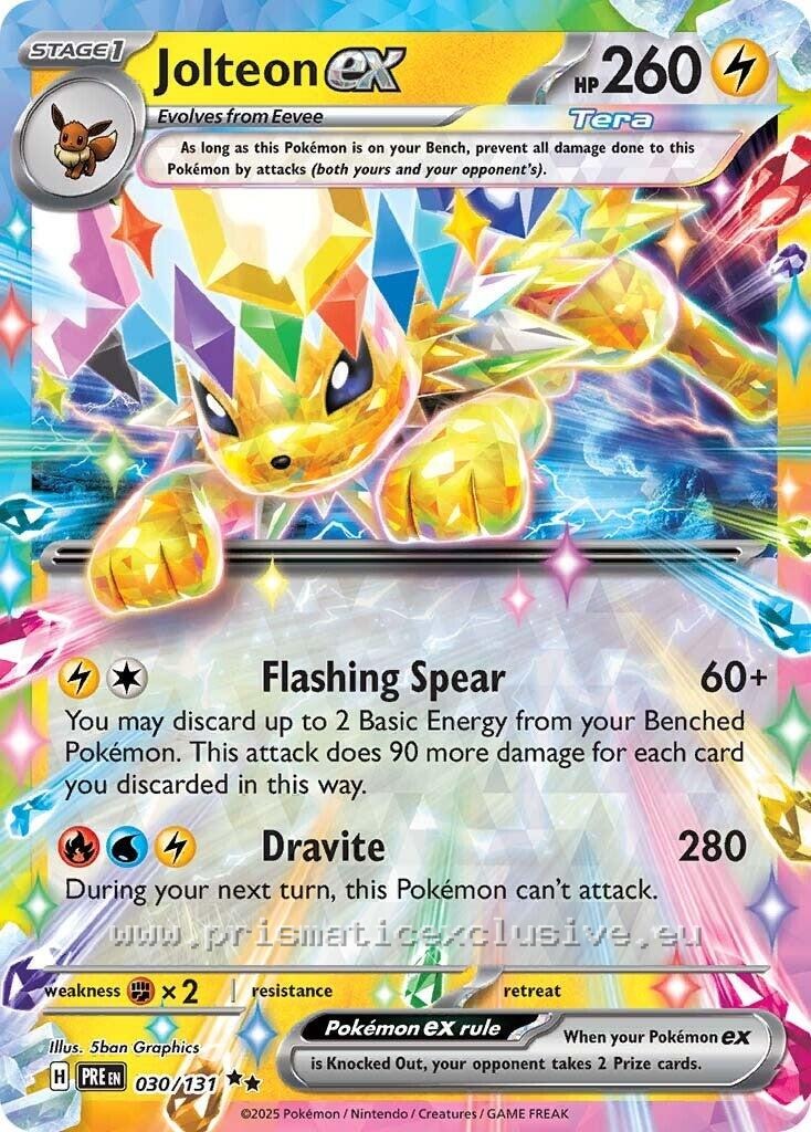 Jolteon EX - Base Set Card