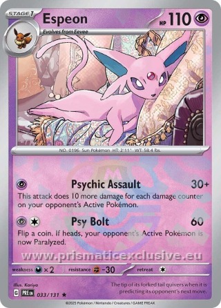 Espeon Master Ball card