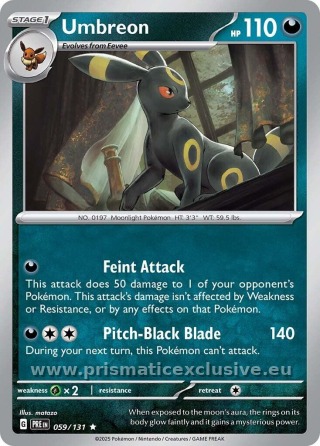 Umbreon standard card