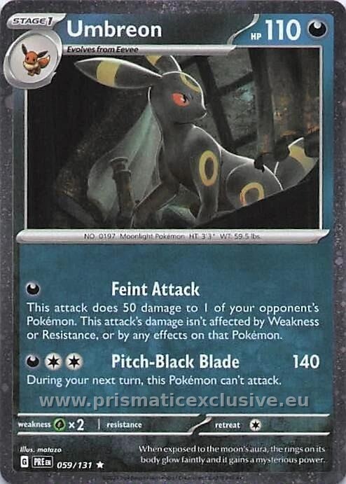 Umbreon Costco Cosmos Holo card