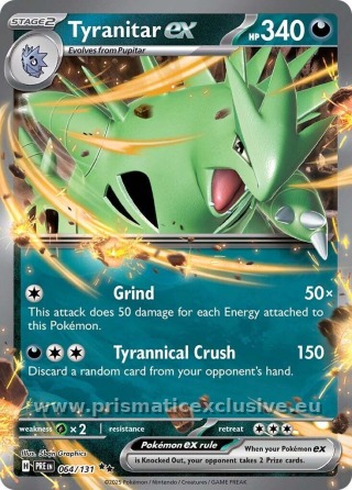 Tyranitar ex standard card