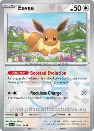 Eevee Poké Ball card