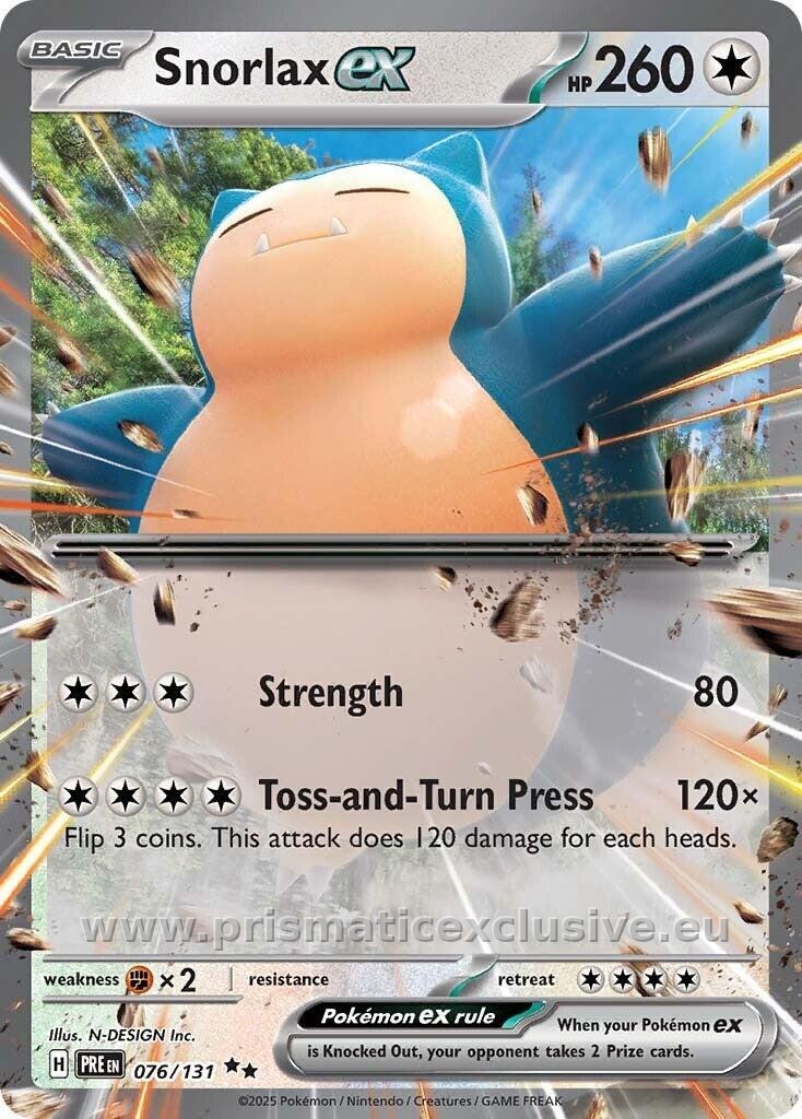 Snorlax ex standard card