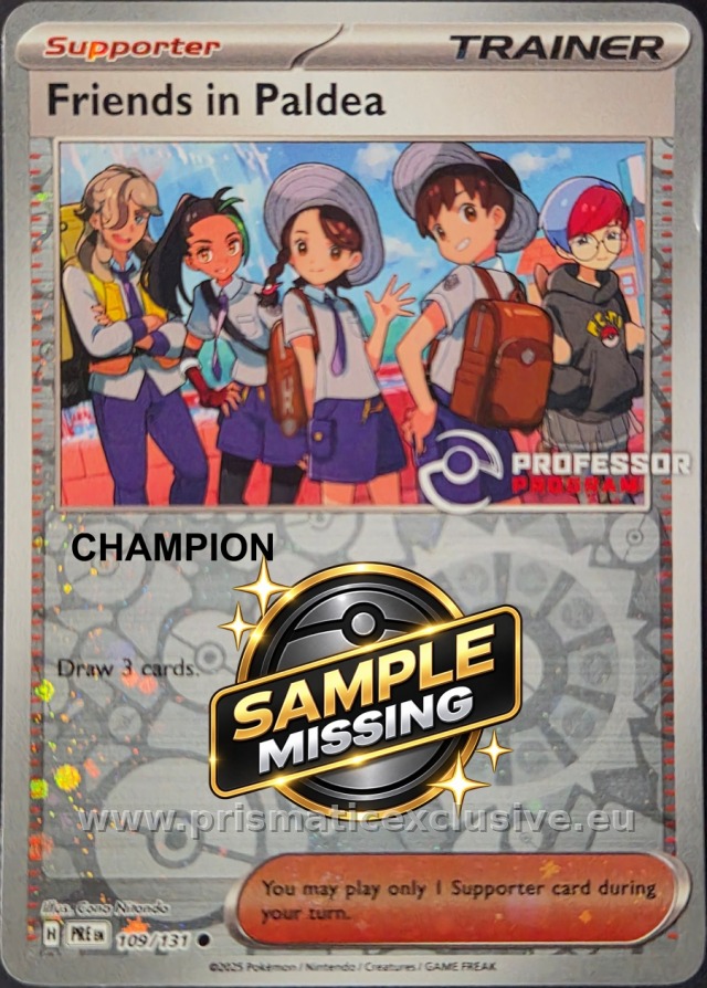 Friends in Paldea Champion — Cosmos Holo card