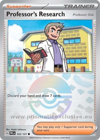 Professor Oak Poké Ball card