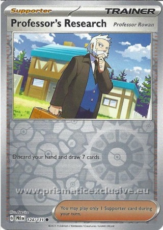 Professor Rowan Reverse Holo card