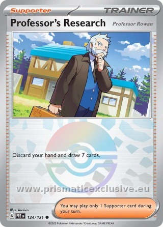 Professor Rowan Poké Ball card