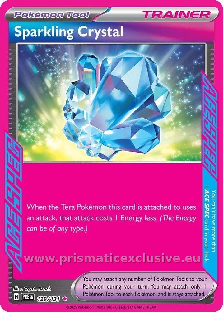 Sparkling Crystal standard card