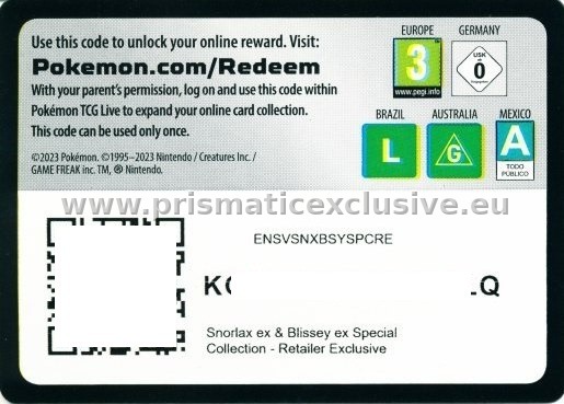 Snorlax ex & Blissey ex