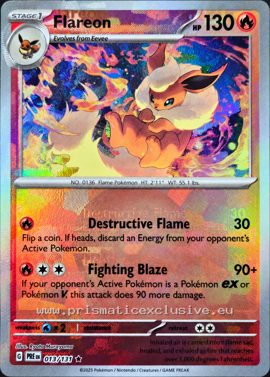 Flareon Poké Ball error card